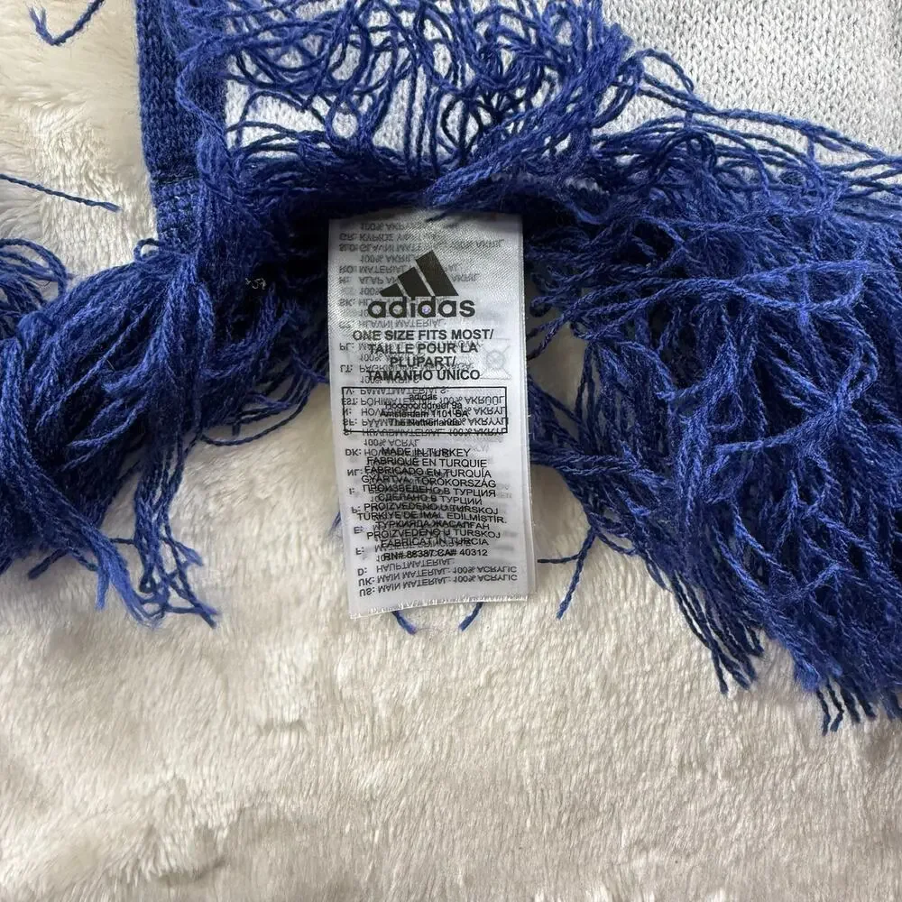 Adidas Real Madrid Scarf Unisex Blue / White Soccer Football Club